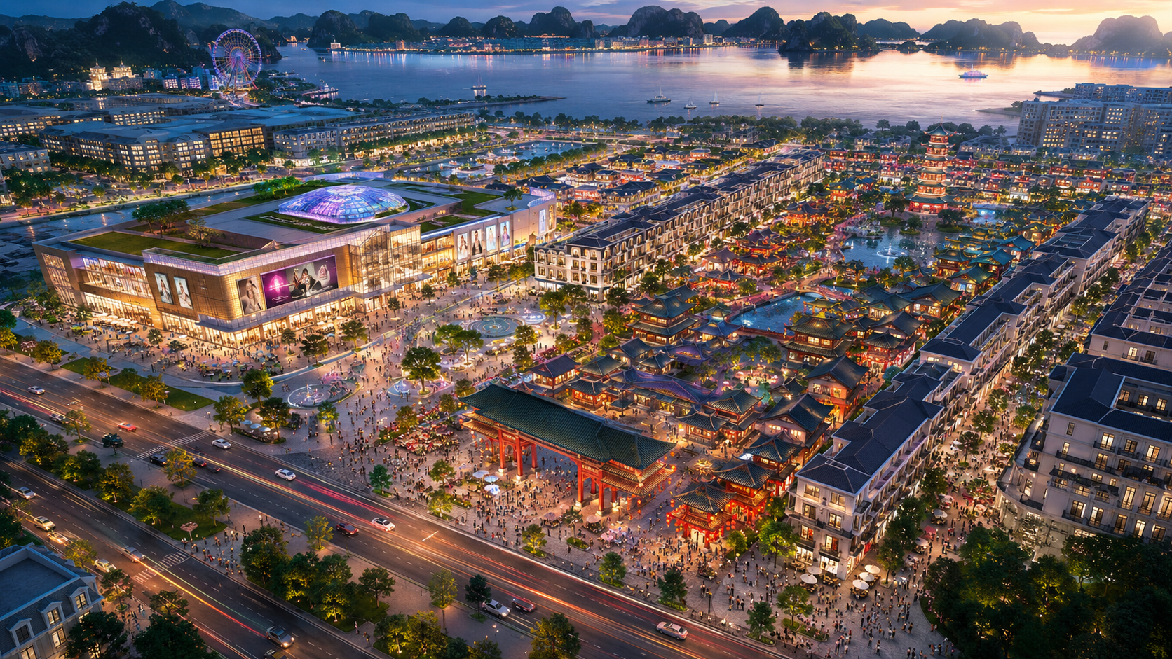 TOD Outlet 73ha Vincom C-District phố thương mại F&B khách sạn tại Vinhomes Hạ Long Xanh